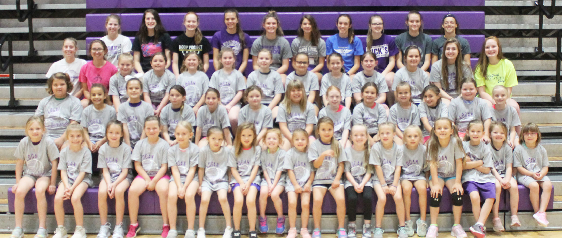 Youngest Lady Chiefs volleyball campers